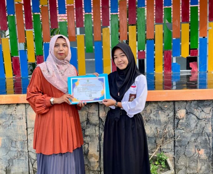 Prestasi Bangga, Siswi SMAN Bingin Teluk Juara OSN Tingkat Kabupaten dan Melaju ke Provinsi